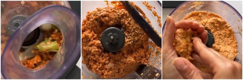Microwave Red Lentil Meatballs