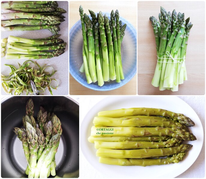 cooked asparagus steps photo