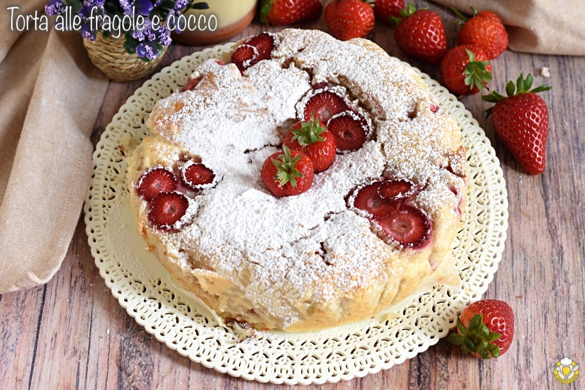 Strawberry and Coconut Cake