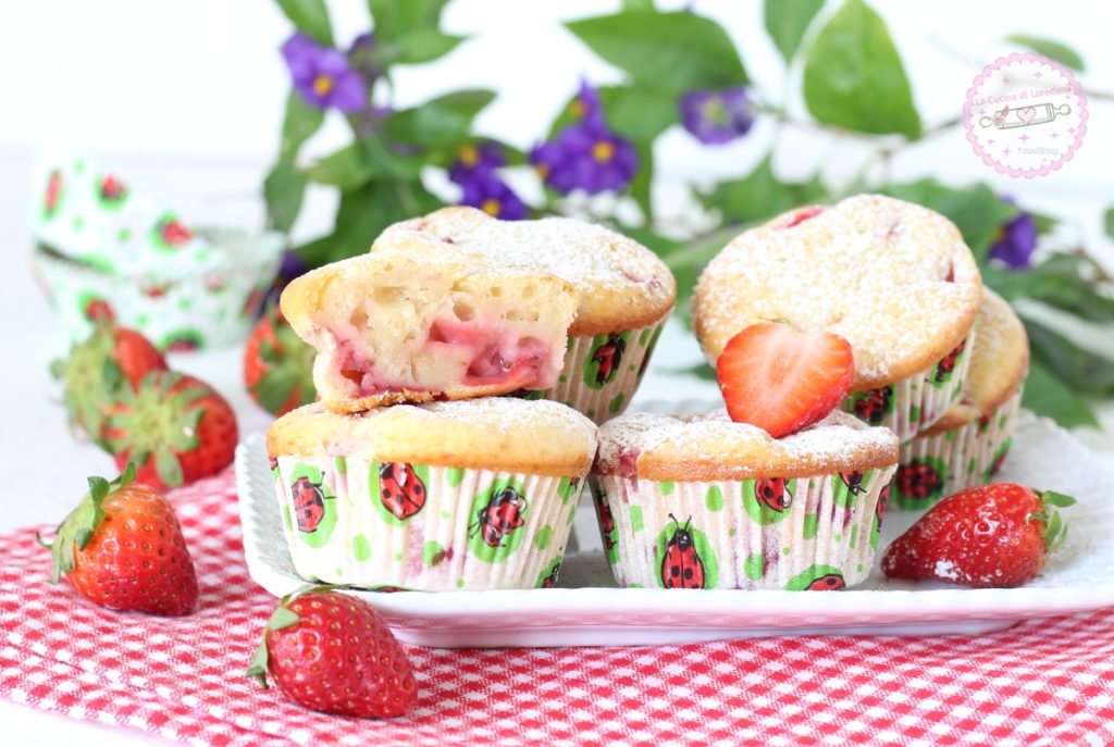 strawberry and yogurt muffins