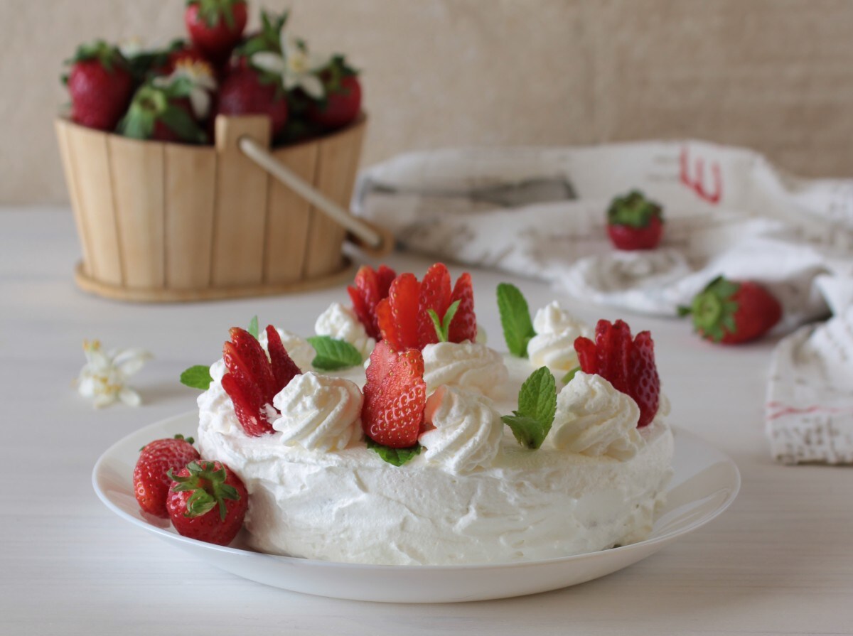 Strawberry Dove Cake
