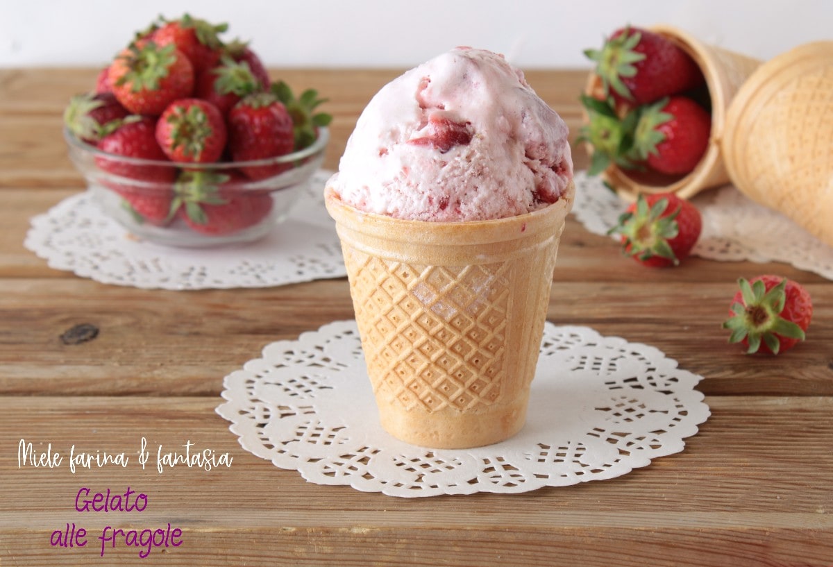Egg-Free Strawberry Ice Cream