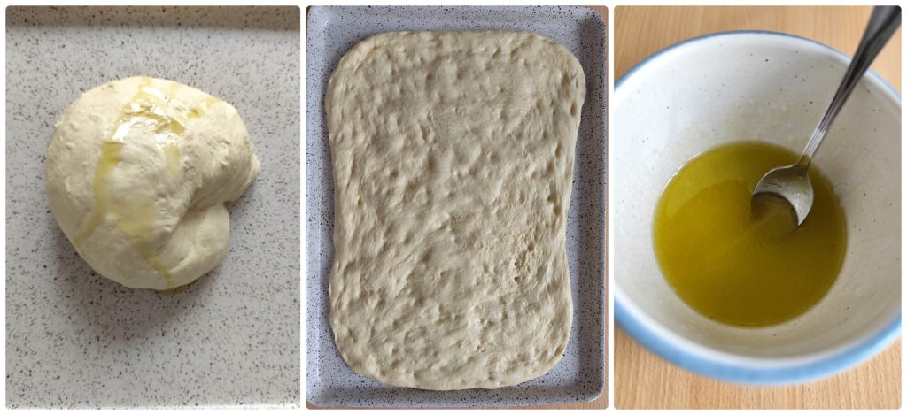 stretching the dough