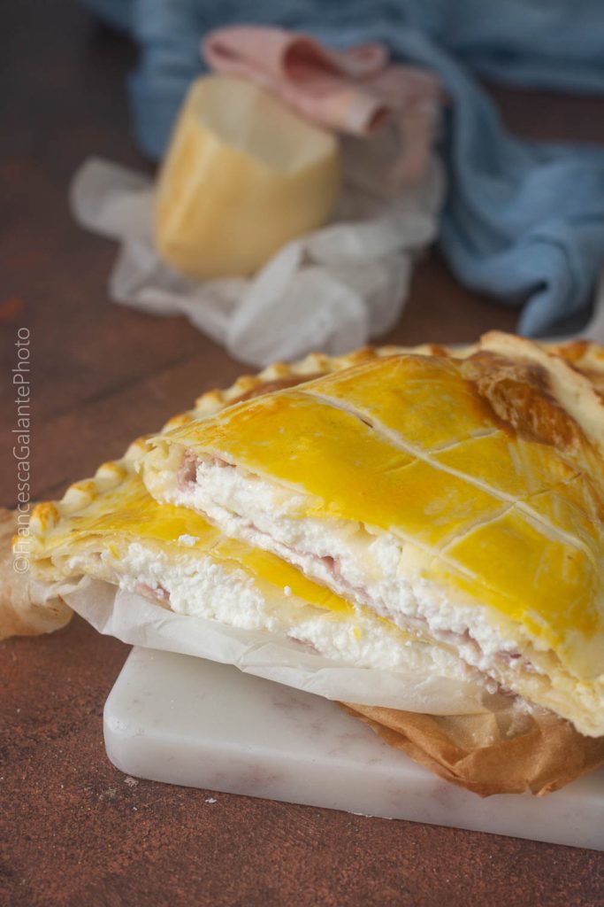 Stuffed Brisè with Ricotta, Scamorza, and Mortadella