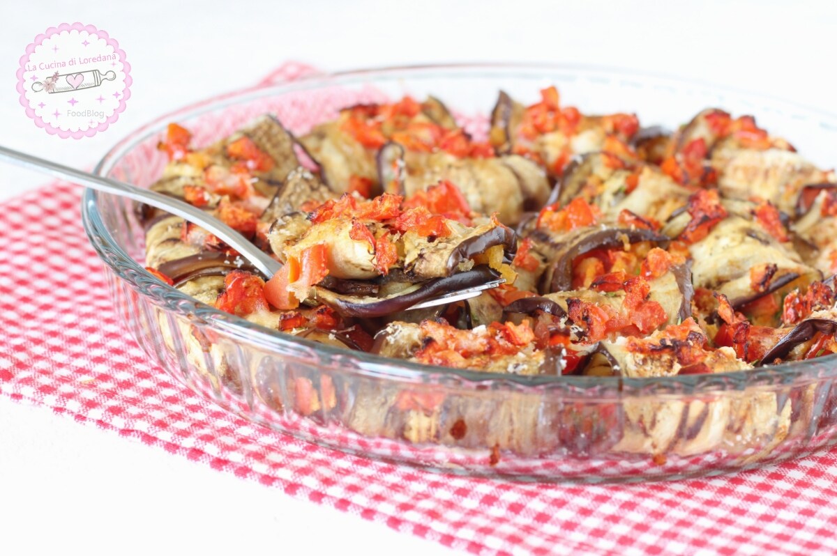BAKED STUFFED EGGPLANT ROLLS