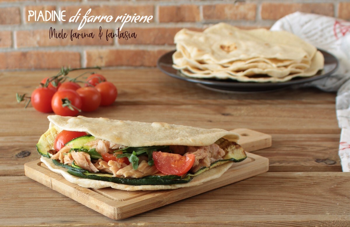 Spelt Flatbreads with Tuna and Zucchini