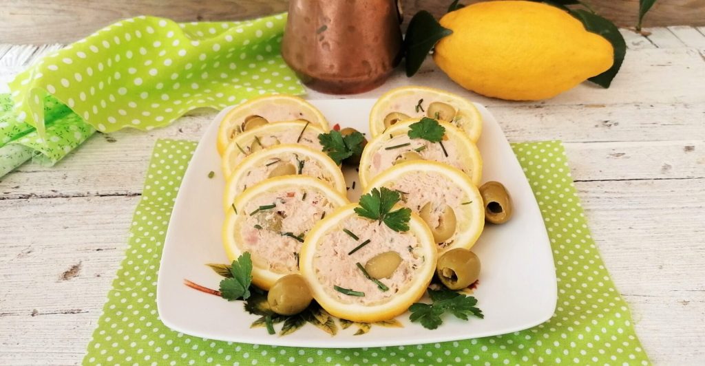 stuffed lemons tuna and olives