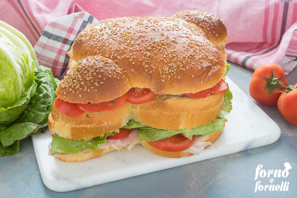 stuffed savory gastronomic colomba