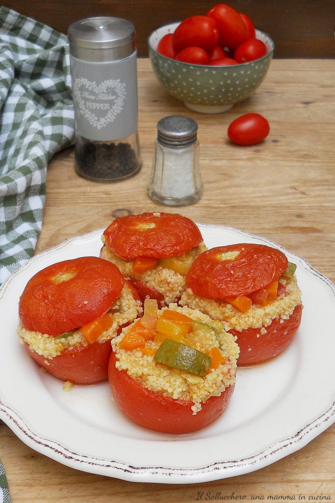 stuffed tomatoes with couscous