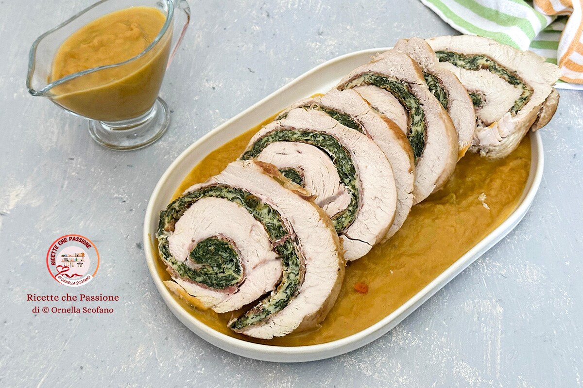 Stuffed Turkey Roll to Serve a Delicious Main Course