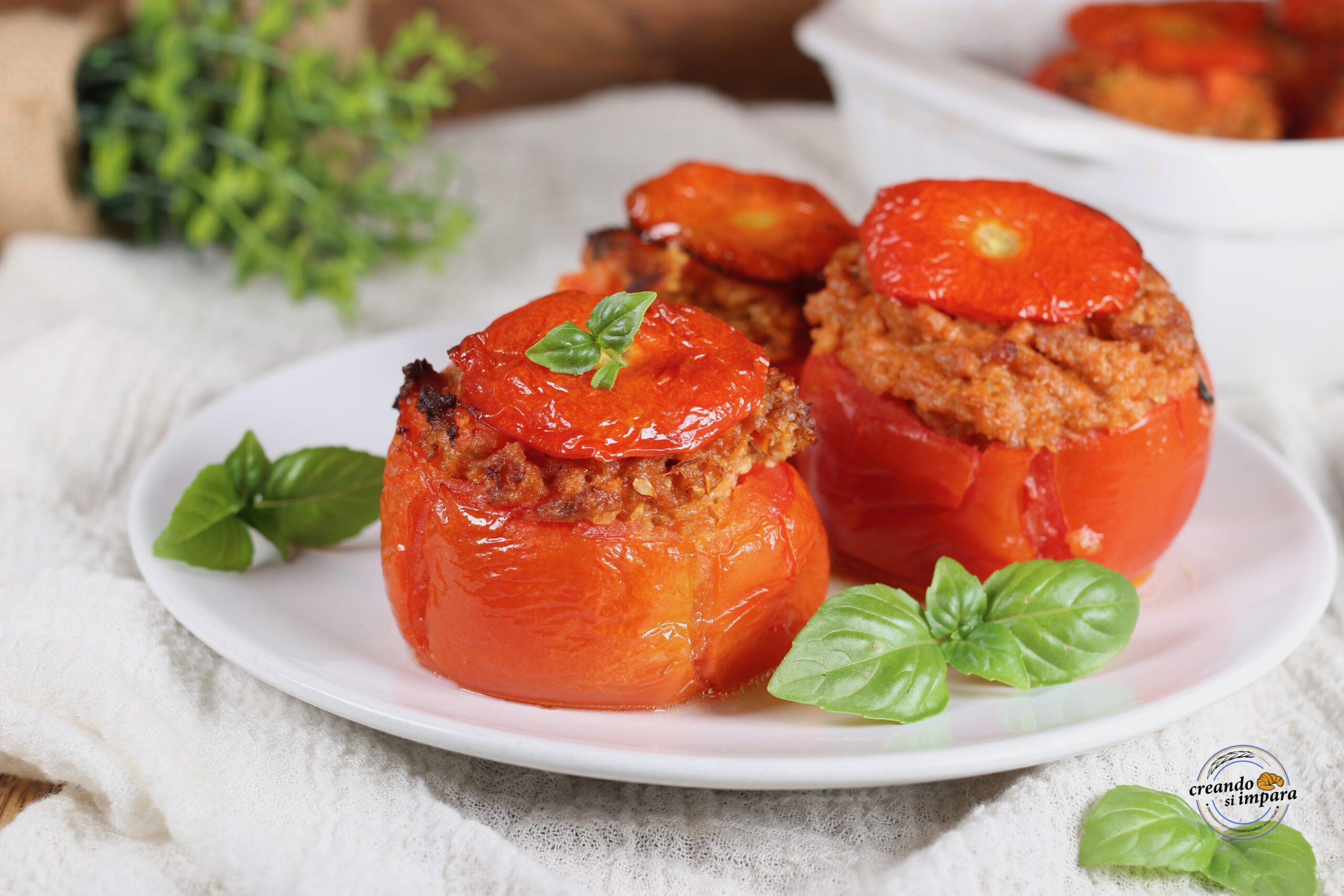 Stuffed Veg Tomatoes