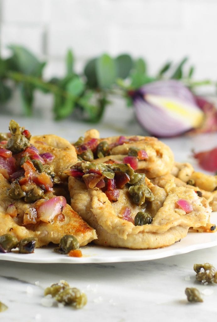 Pork Slices with Capers