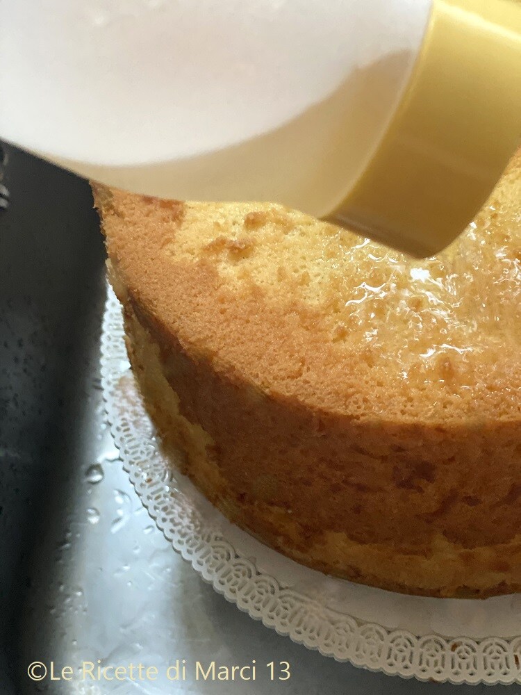 Summer Fruit and Rum Chiffon Cake