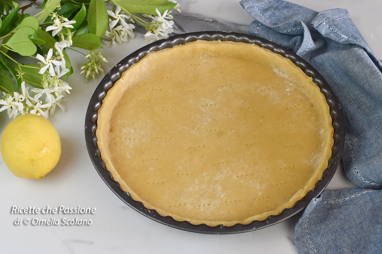 Shortcrust Pastry with Sunflower Seed Oil without Yeast