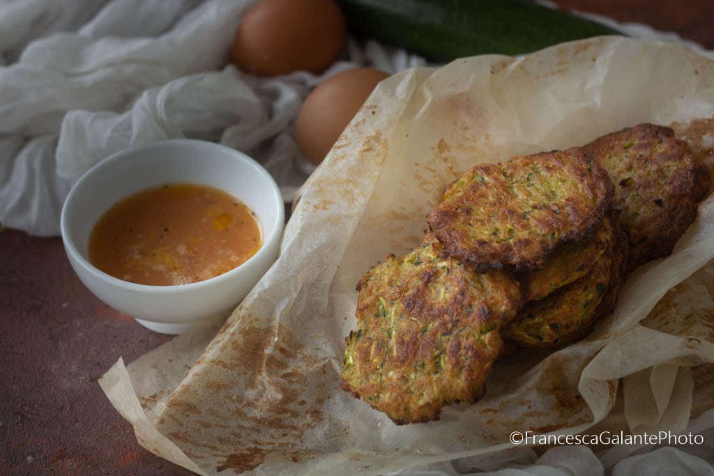 Super Crispy Grated Zucchini Pancake