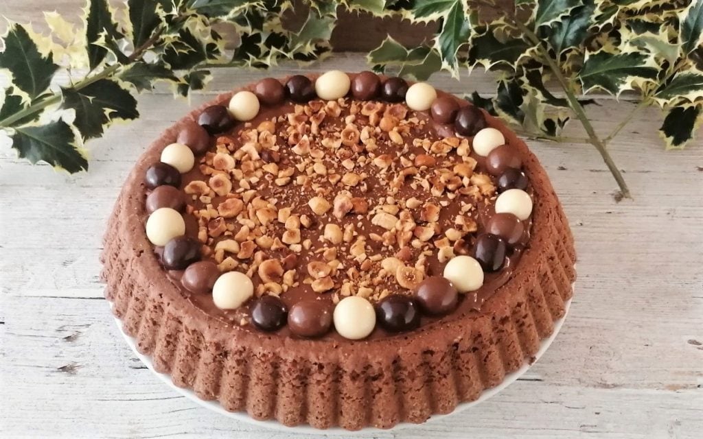 super soft chocolate tart