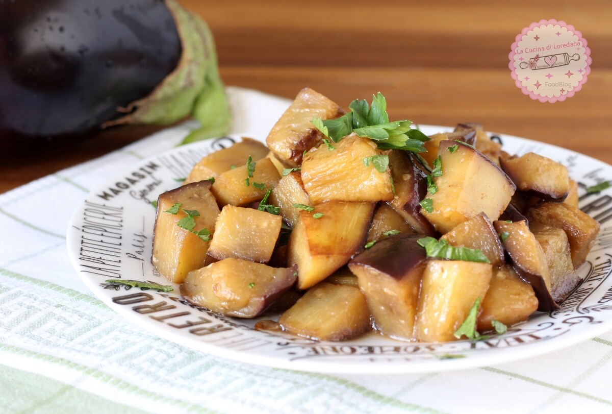 SWEET AND SOUR EGGPLANTS the special side for all dishes