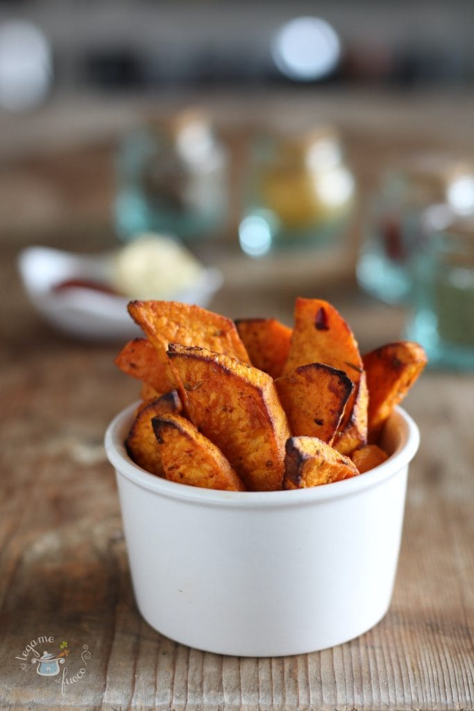 American sweet potatoes fried in the air fryer