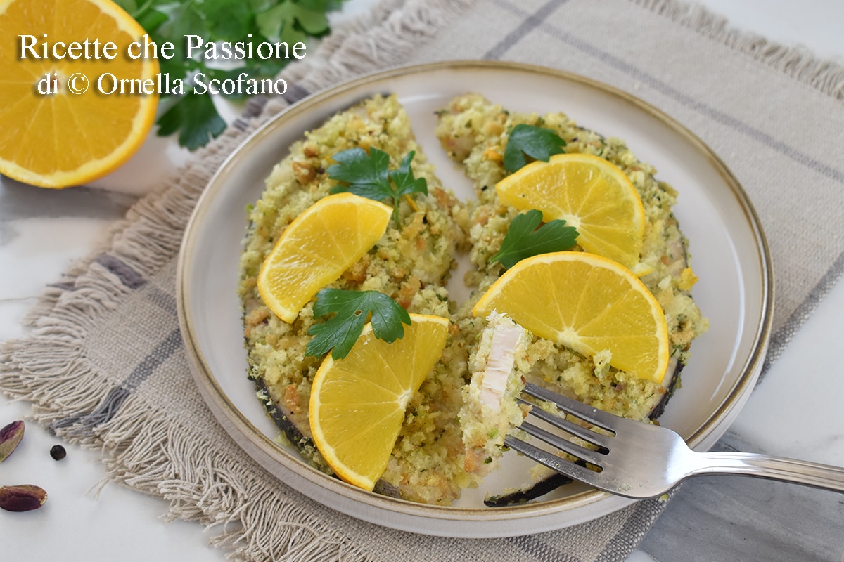 Swordfish Gratin with Orange