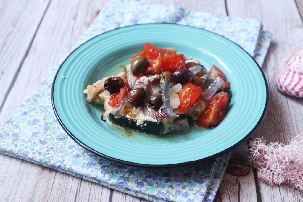 baked swordfish with cherry tomatoes