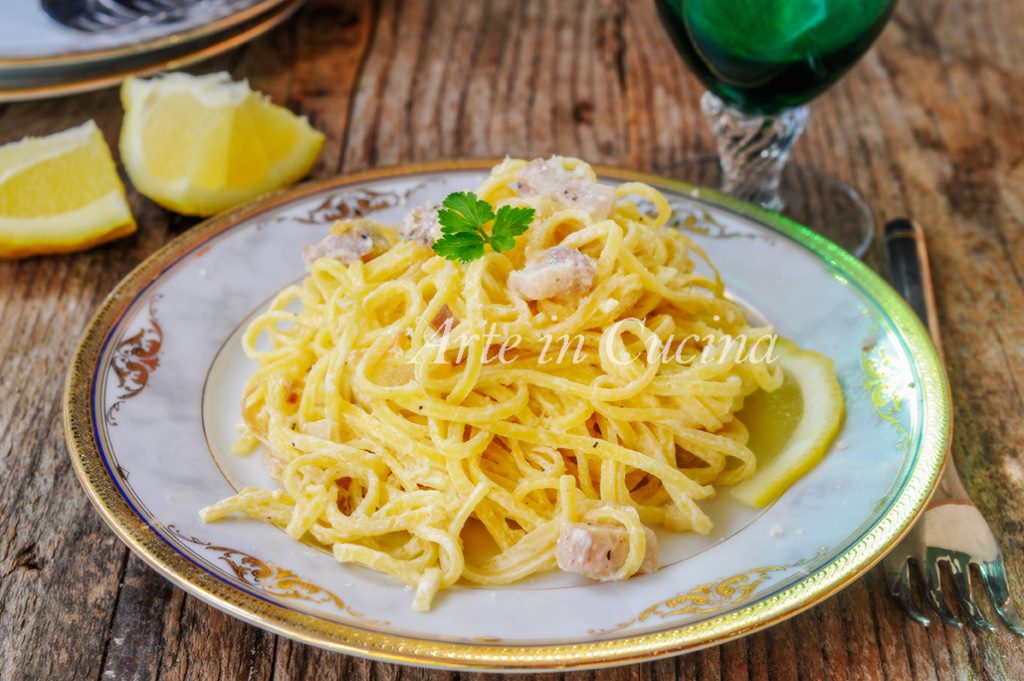 Tagliolini with lemon quick Neapolitan recipe vickyart art in the kitchen