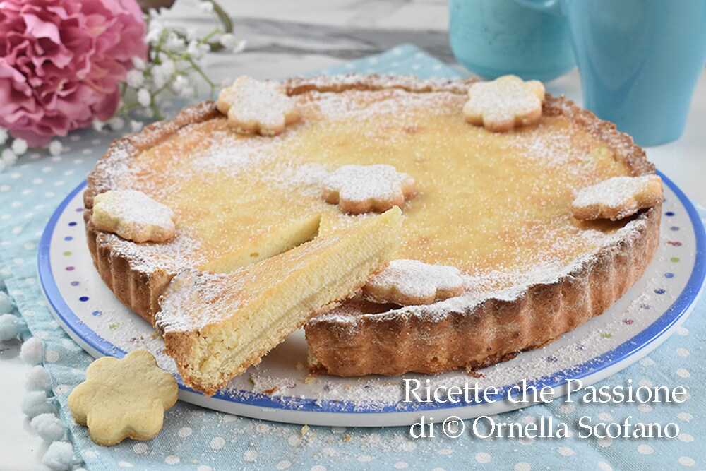 ricetta crostata con crema di ricotta