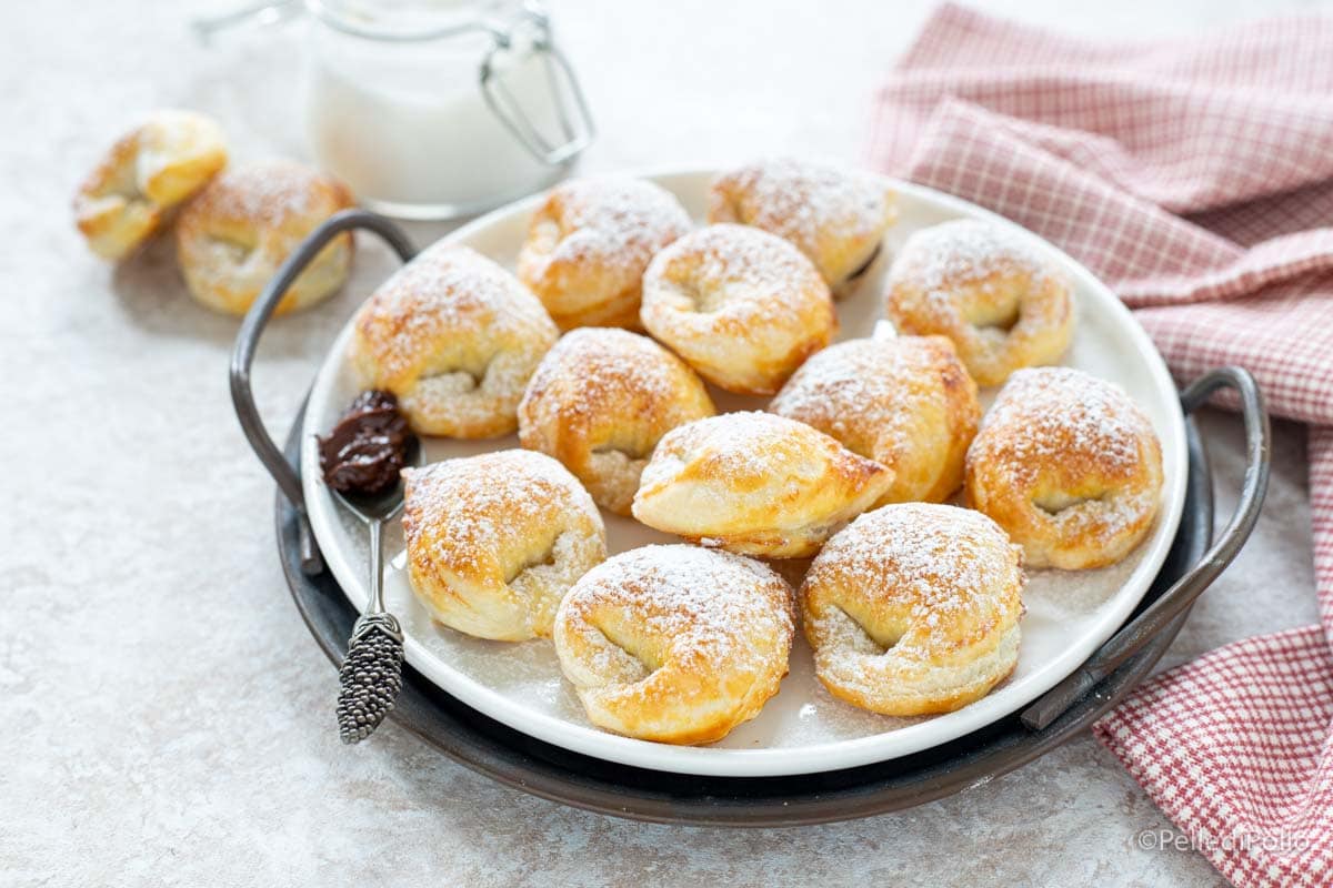 Puff Pastry Tortellini with Hazelnut Cream