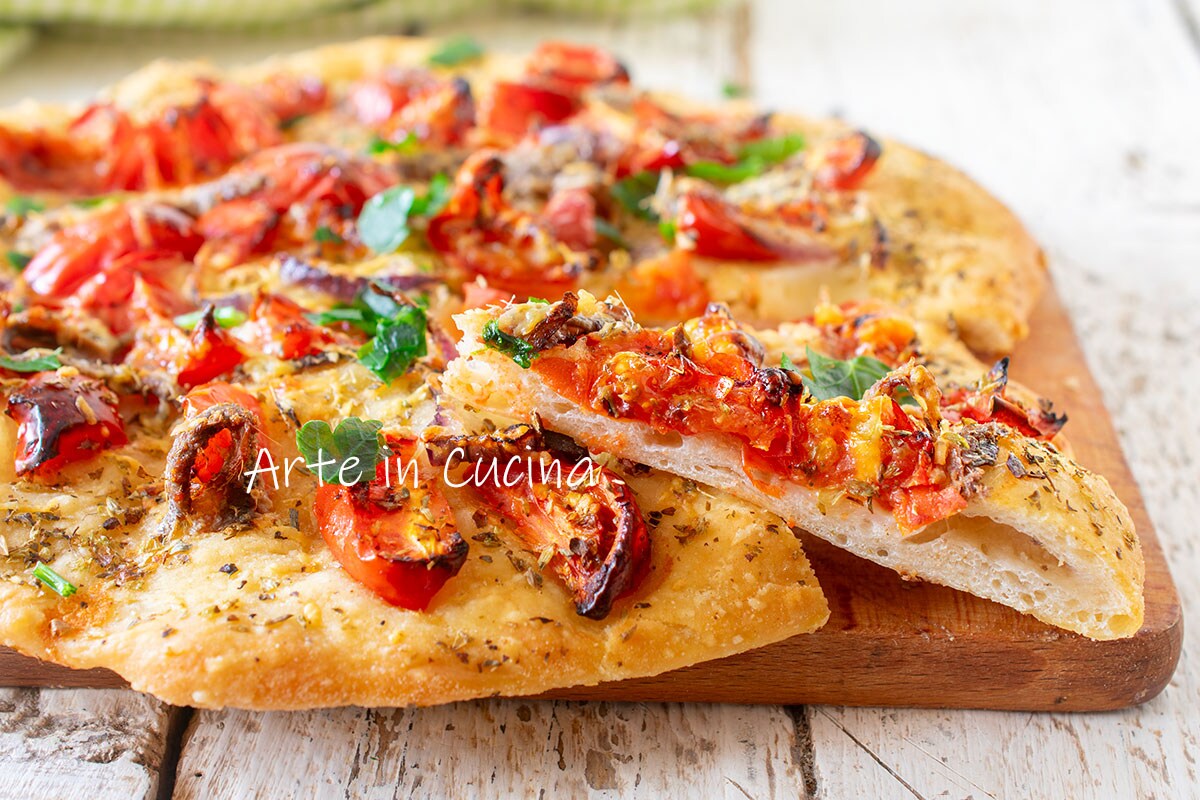 TRAPANESE RIANATA typical Sicilian pizza