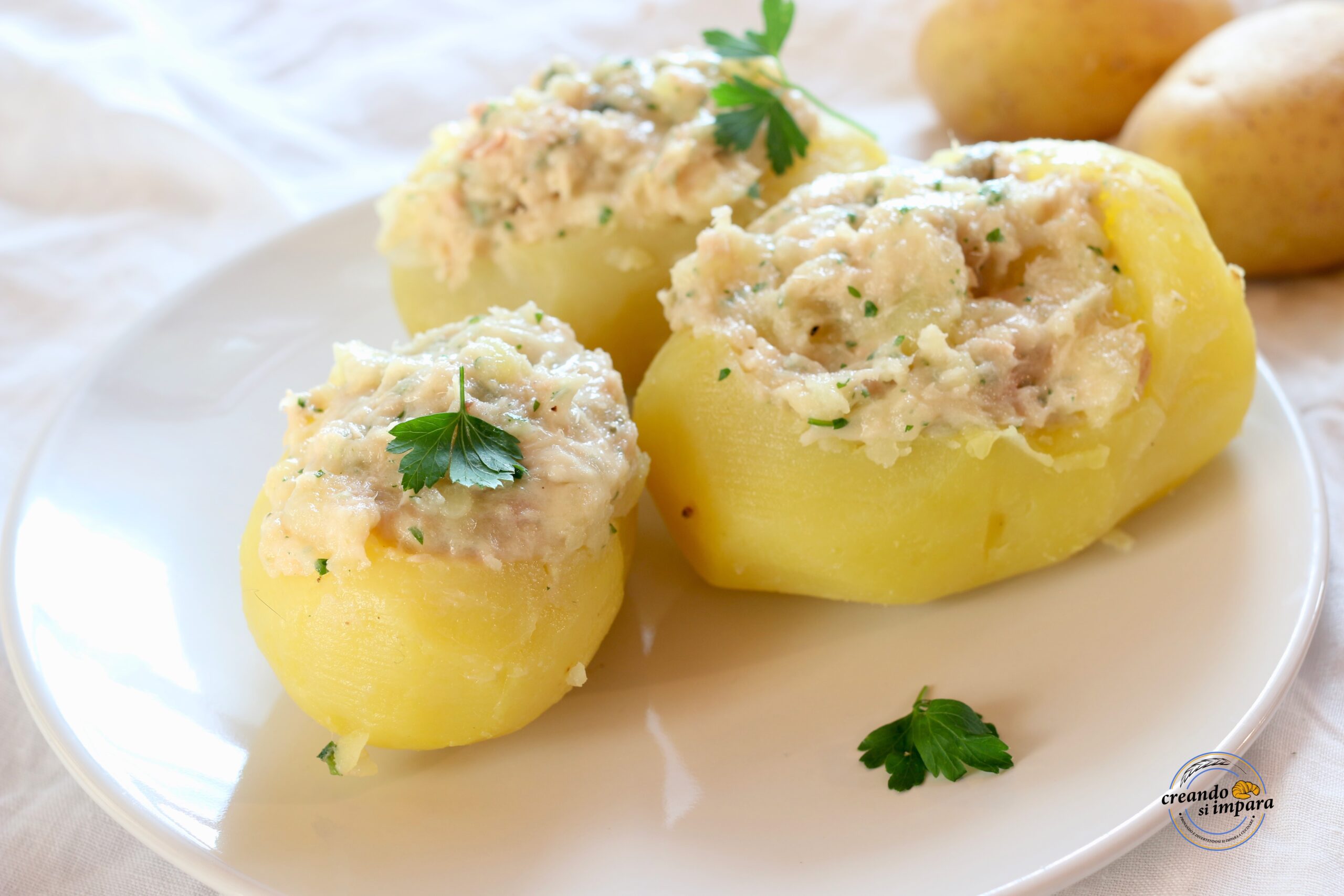 Tuna Stuffed Potatoes