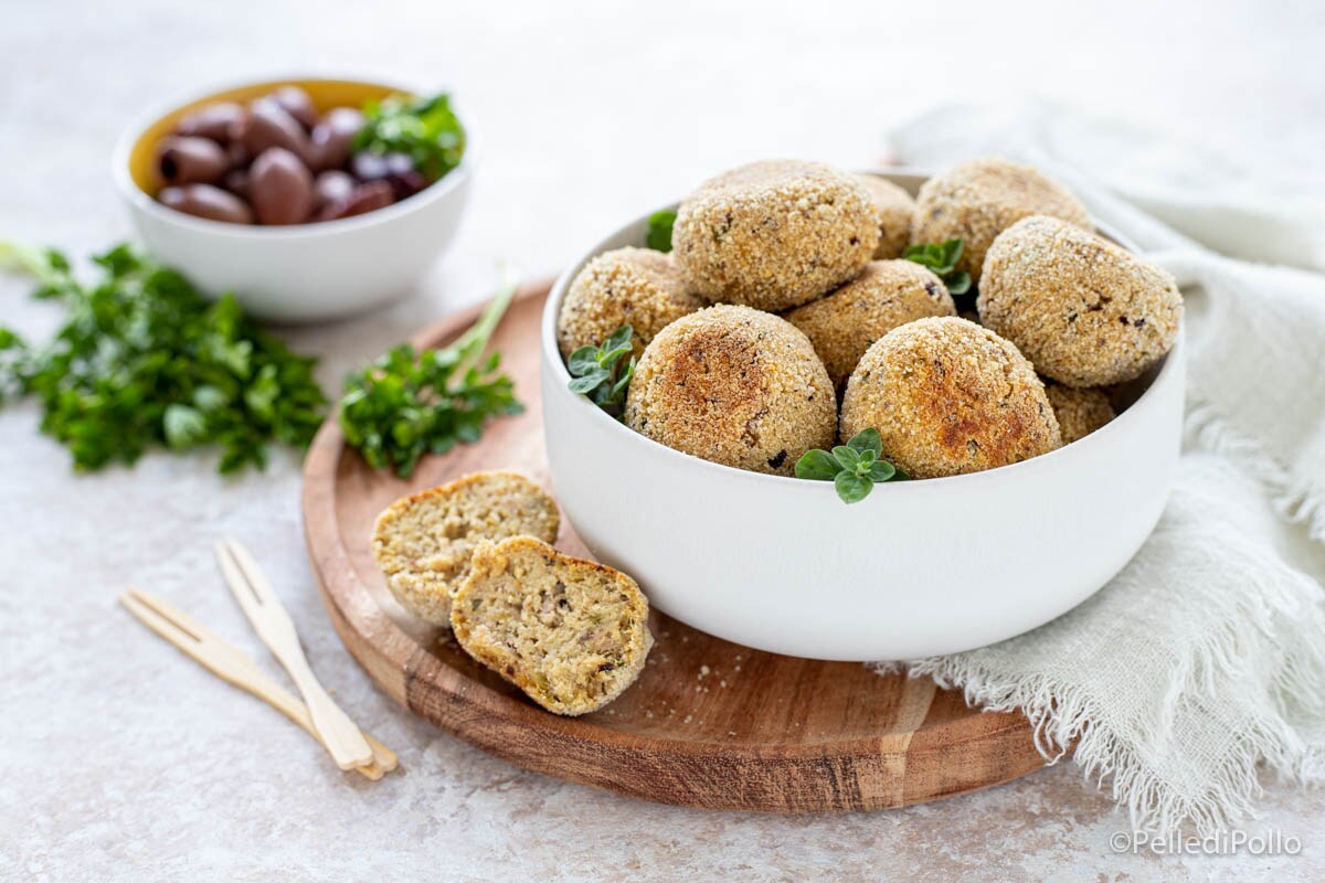 Tuna and Olive Meatballs