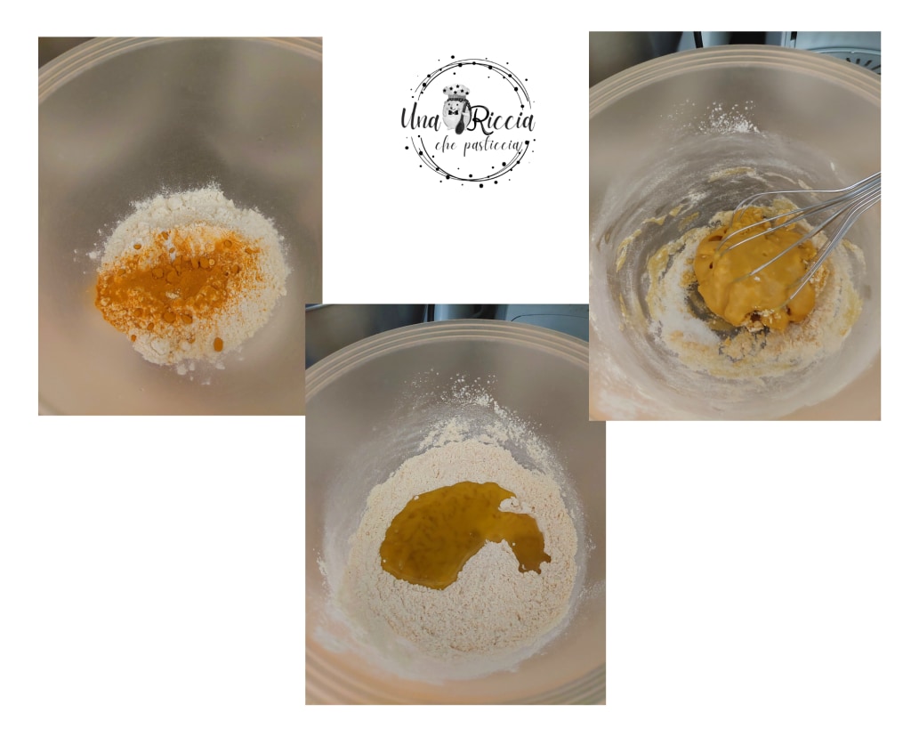 turmeric and aquafaba crackers dough