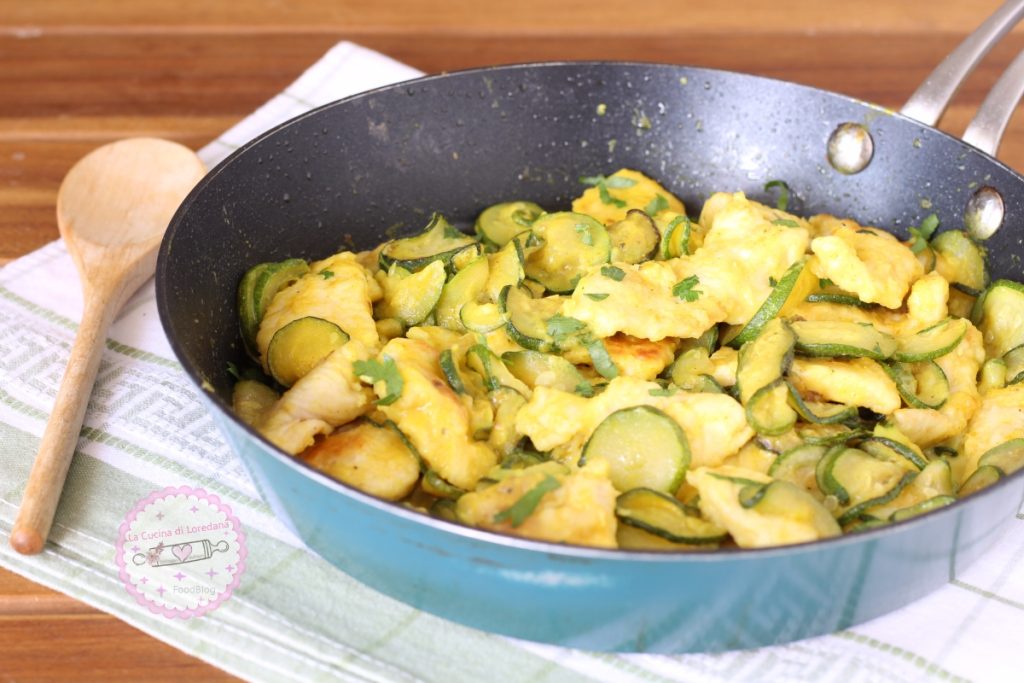 turmeric chicken and zucchini