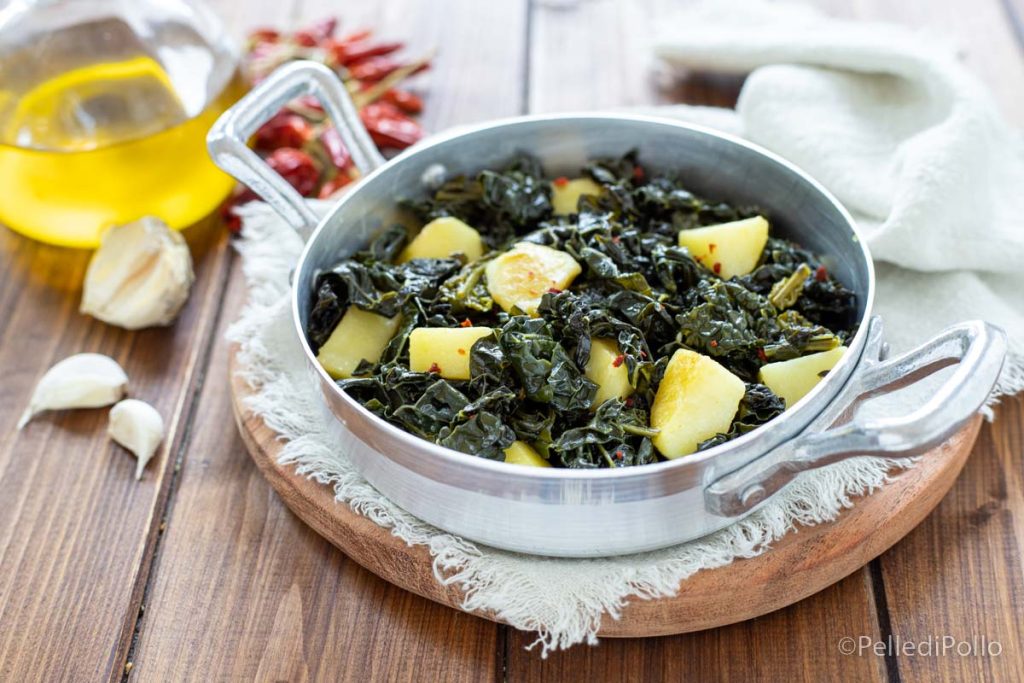 Tuscan kale and potatoes