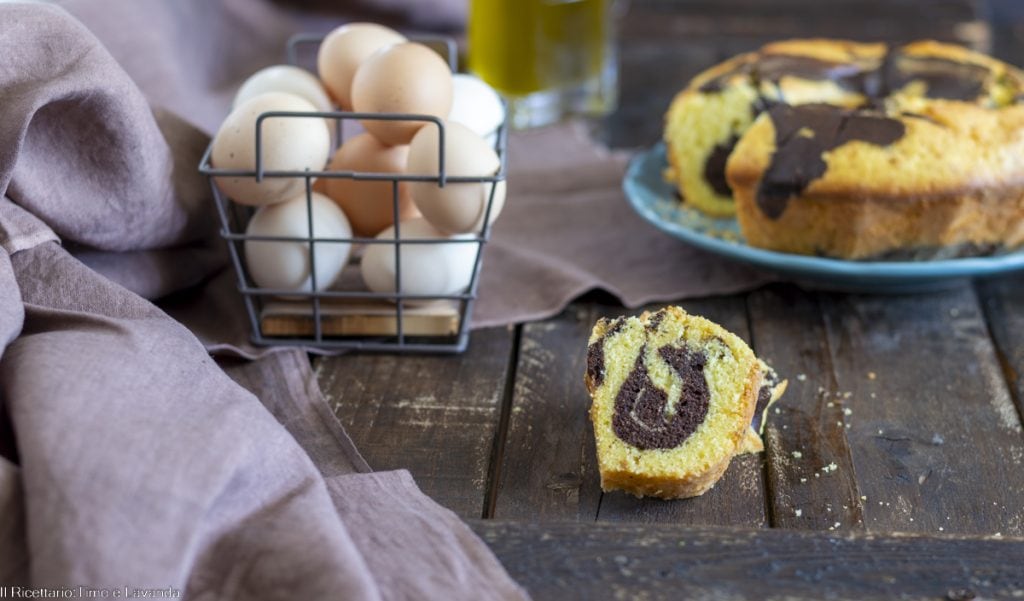 two-tone cake without butter