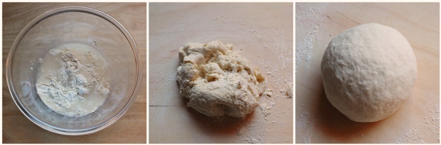 unleavened bread wafers without oil - step 1