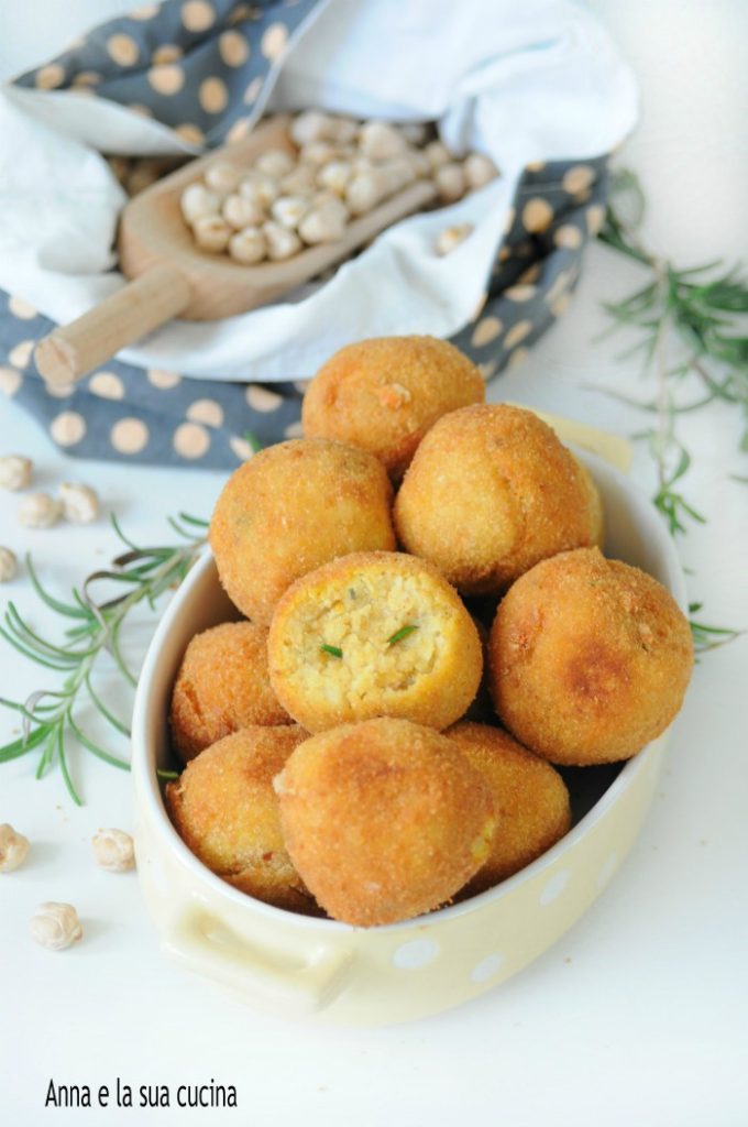 Chickpea Balls with Rosemary