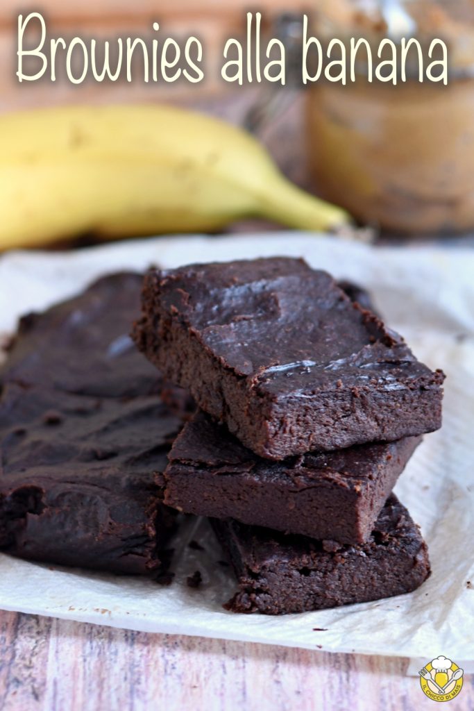 v_ banana and peanut butter brownies fit recipes 3 ingredient brownies flourless sugarless il chicco di mais