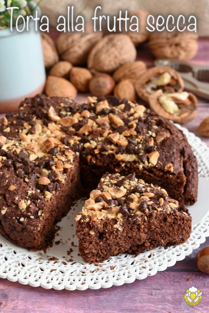 v_ dried fruit and cocoa cake without butter with ricotta easy recipe the chicco di mais