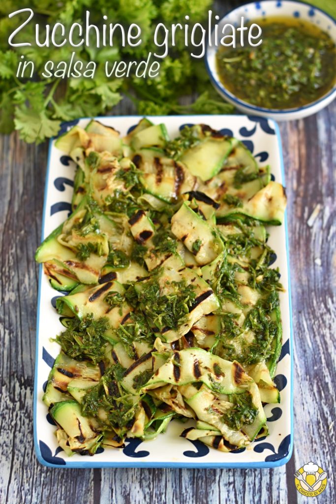 v_ grilled zucchini in green sauce tasty recipe to dress grilled zucchini with aromatic herbs the chicco di mais