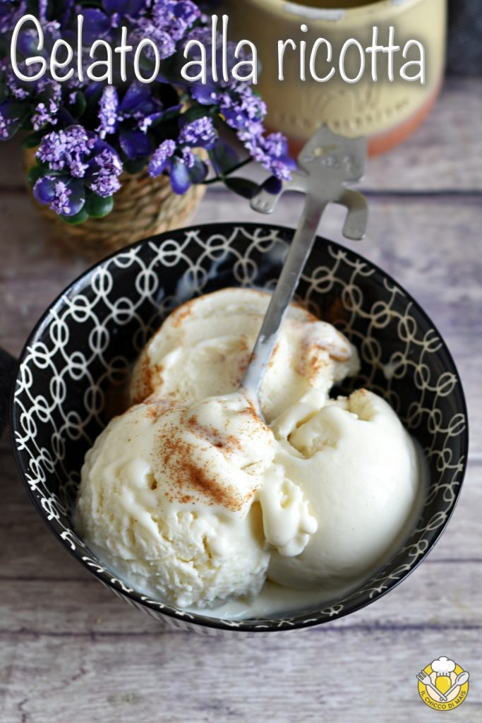 v_ ricotta ice cream without eggs Roman recipe with or without ice cream maker the chicco di mais