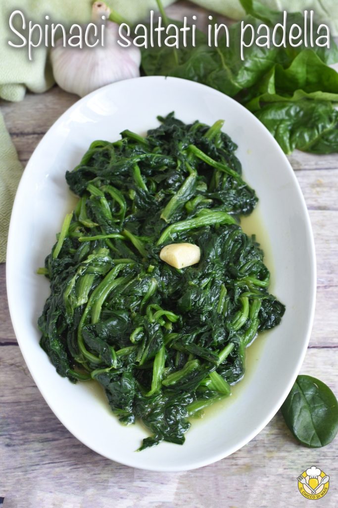 v_ sautéed spinach without boiling healthy tasty side dish the chicco di mais