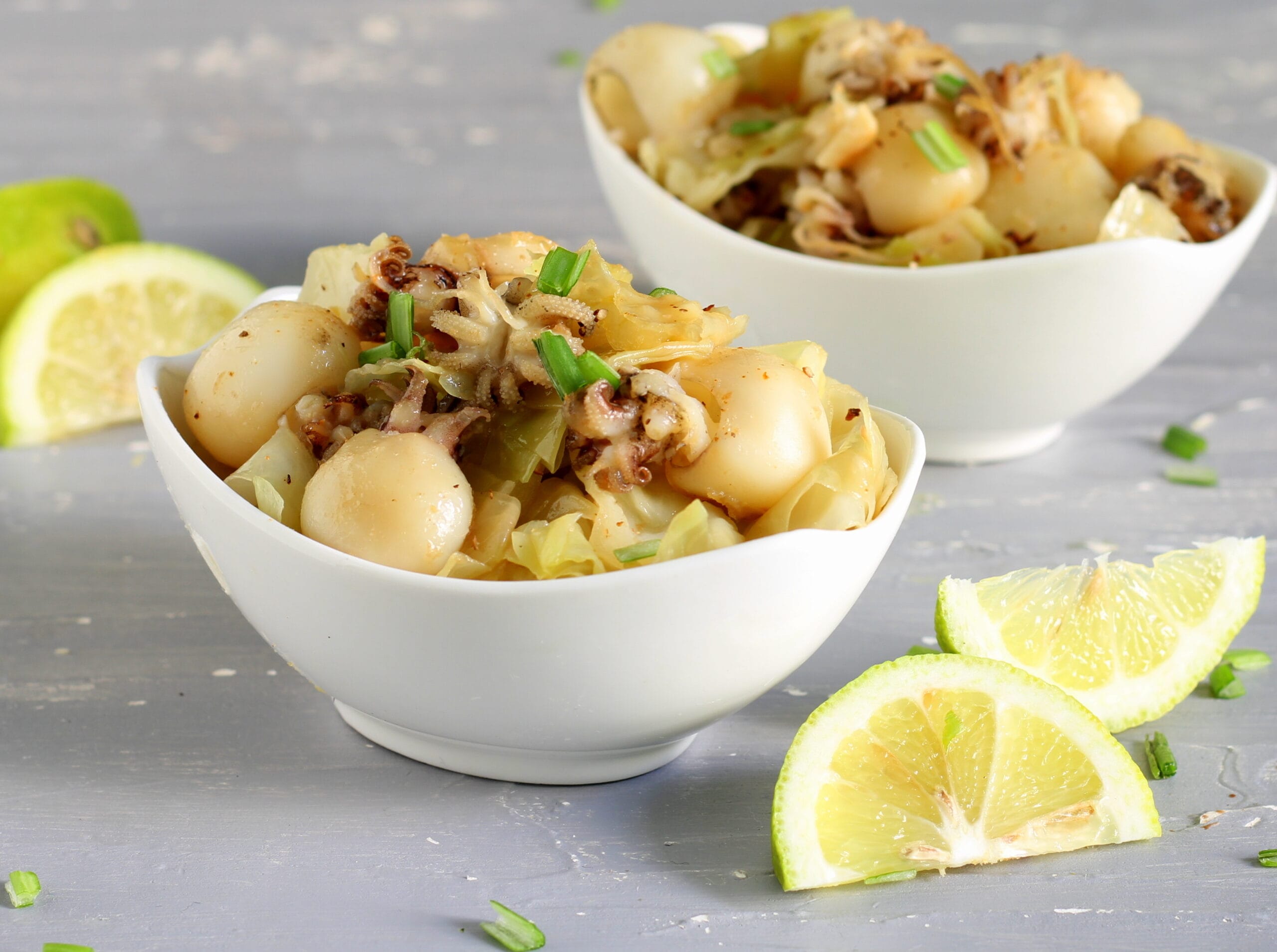 Cuttlefish with Cabbage