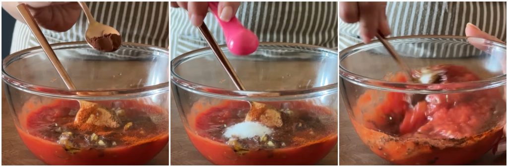 Vegan Amatriciana in Jar Cooking