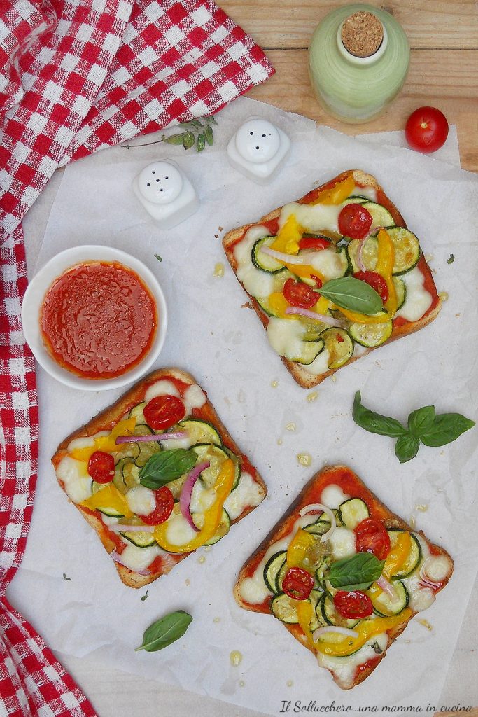 vegetable pizza toast vert