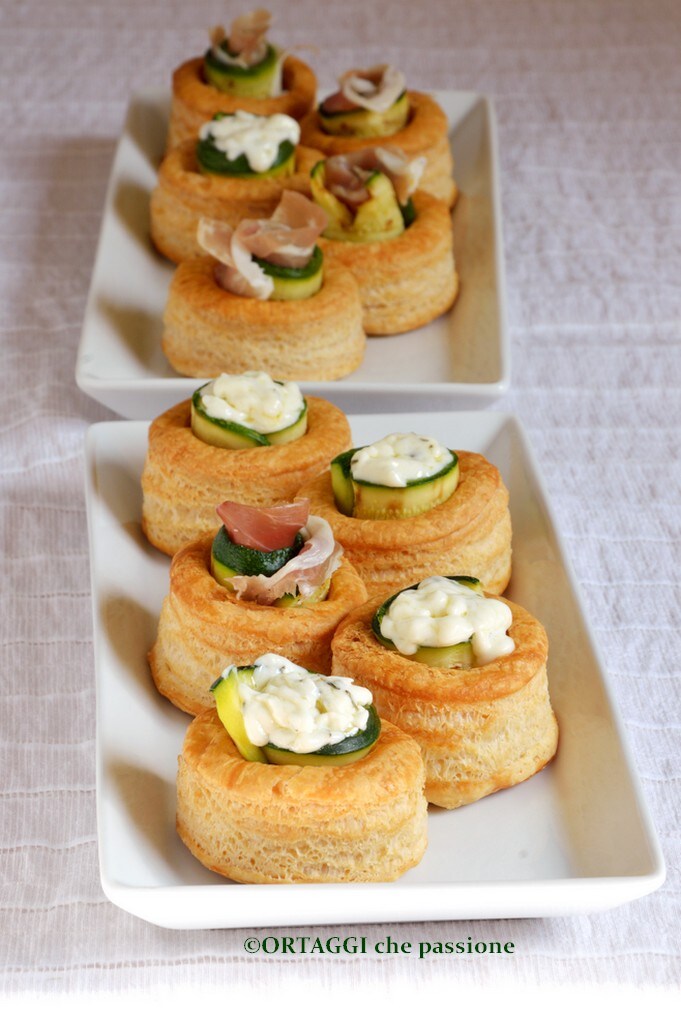 Vol Au Vent - vegetable-filled vol au vent