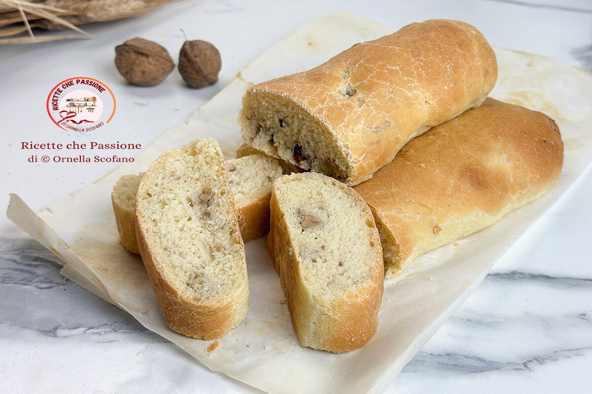Walnut Bread – Walnut Baguettes for Appetizer