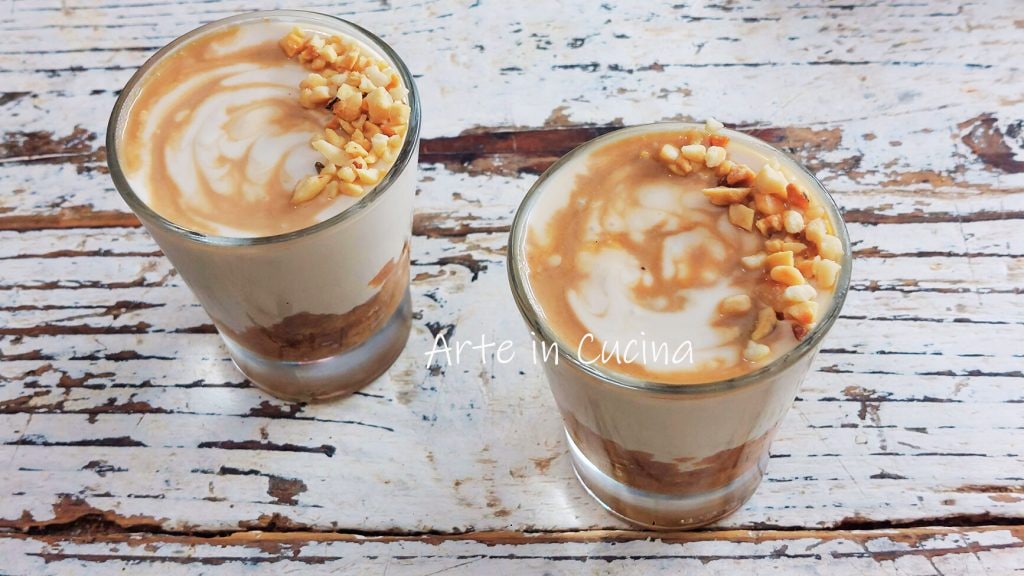YOGURT COFFEE CHEESECAKE in a Glass