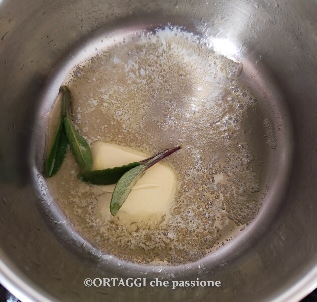 butter and sage for topping dumplings