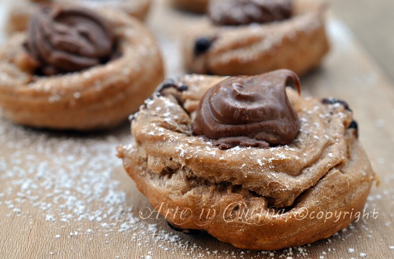 Oven-baked Zeppole with Nutella Easy Recipe