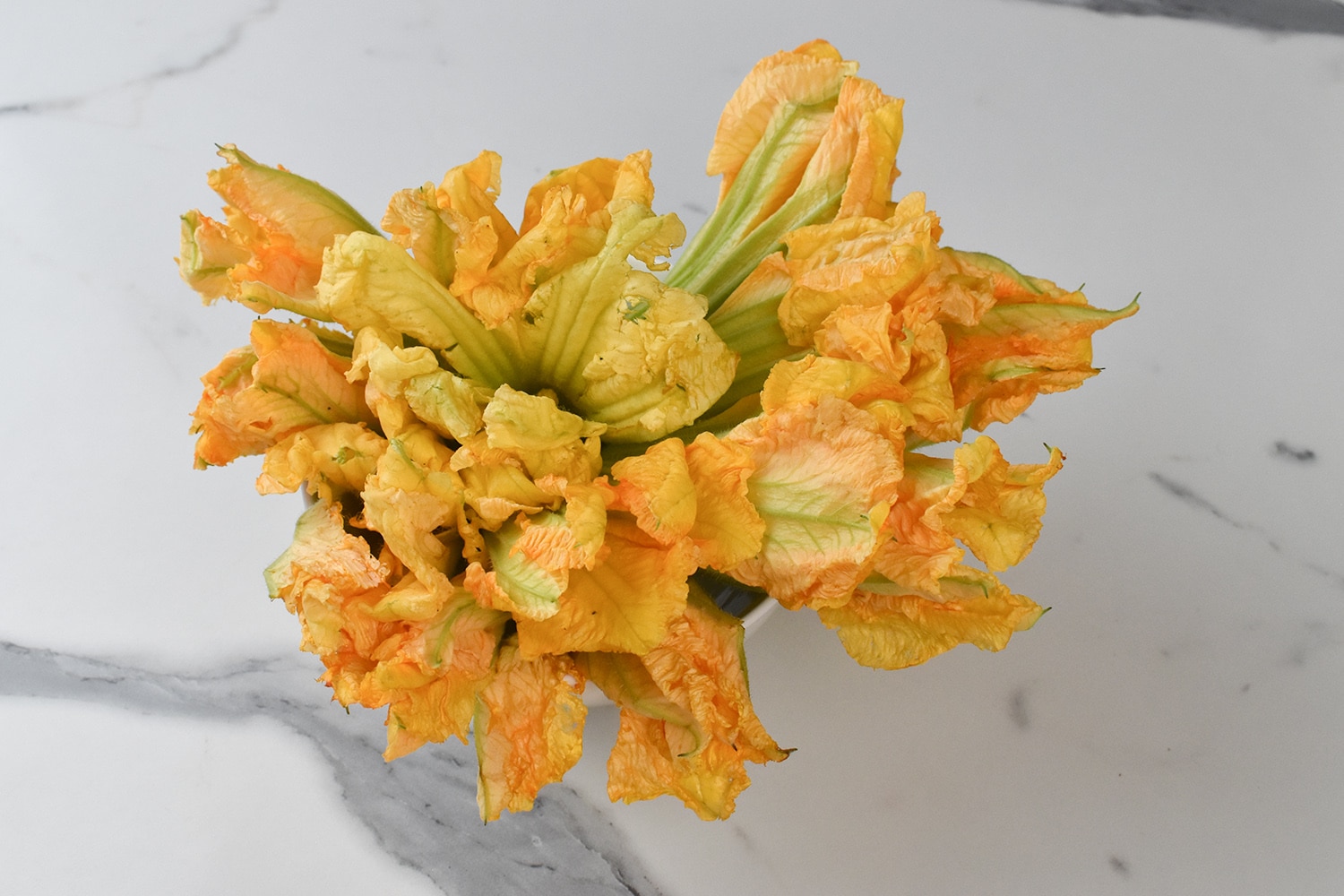 CRISPY STUFFED ZUCCHINI FLOWERS IN AIR FRYER